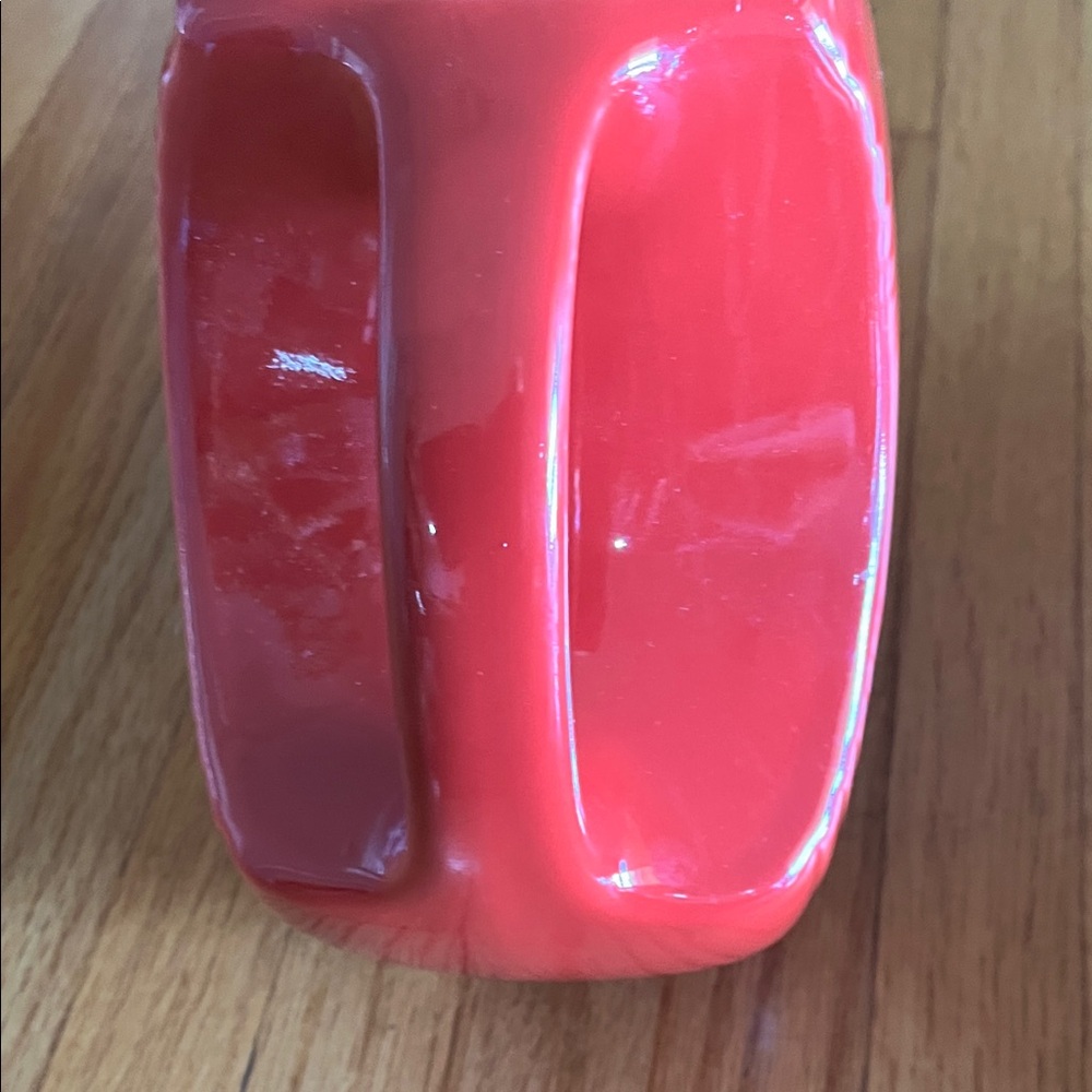 Red Ceramic Pitcher - Picture 4 of 5